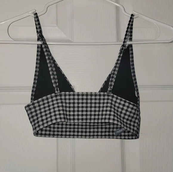 Aerie Bikini Top Plaid - Picture 5 of 6
